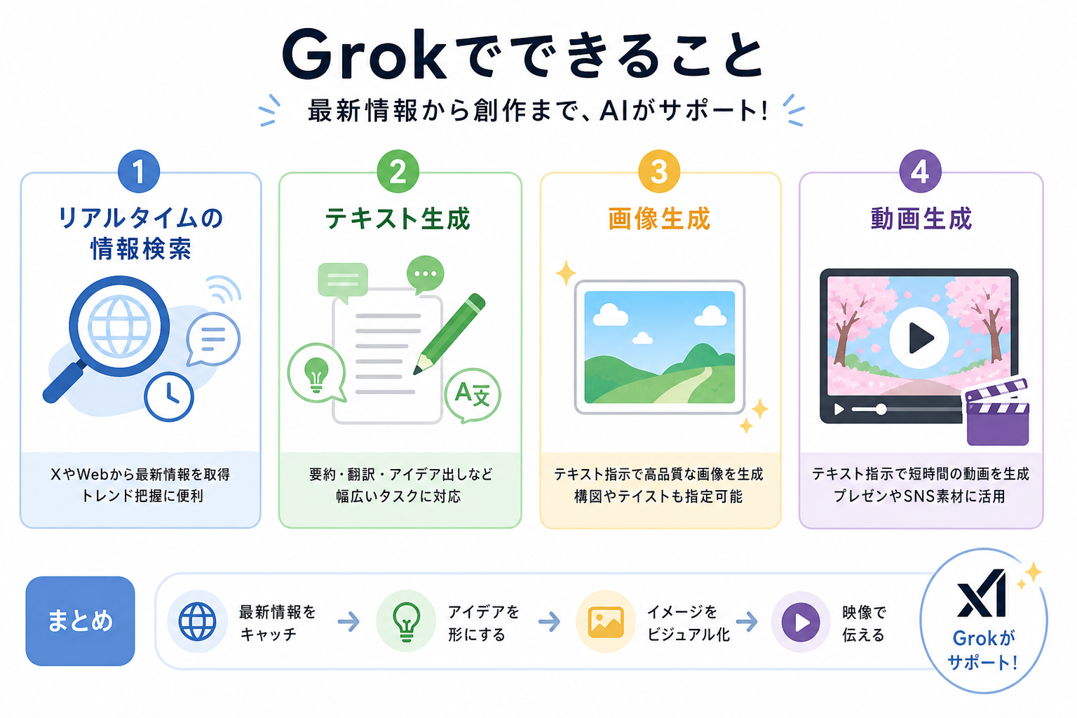 Grokでできること