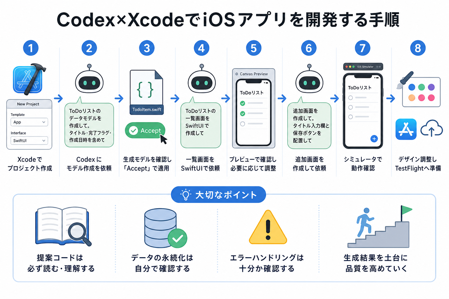 Codex×XcodeでiOSアプリを開発する手順