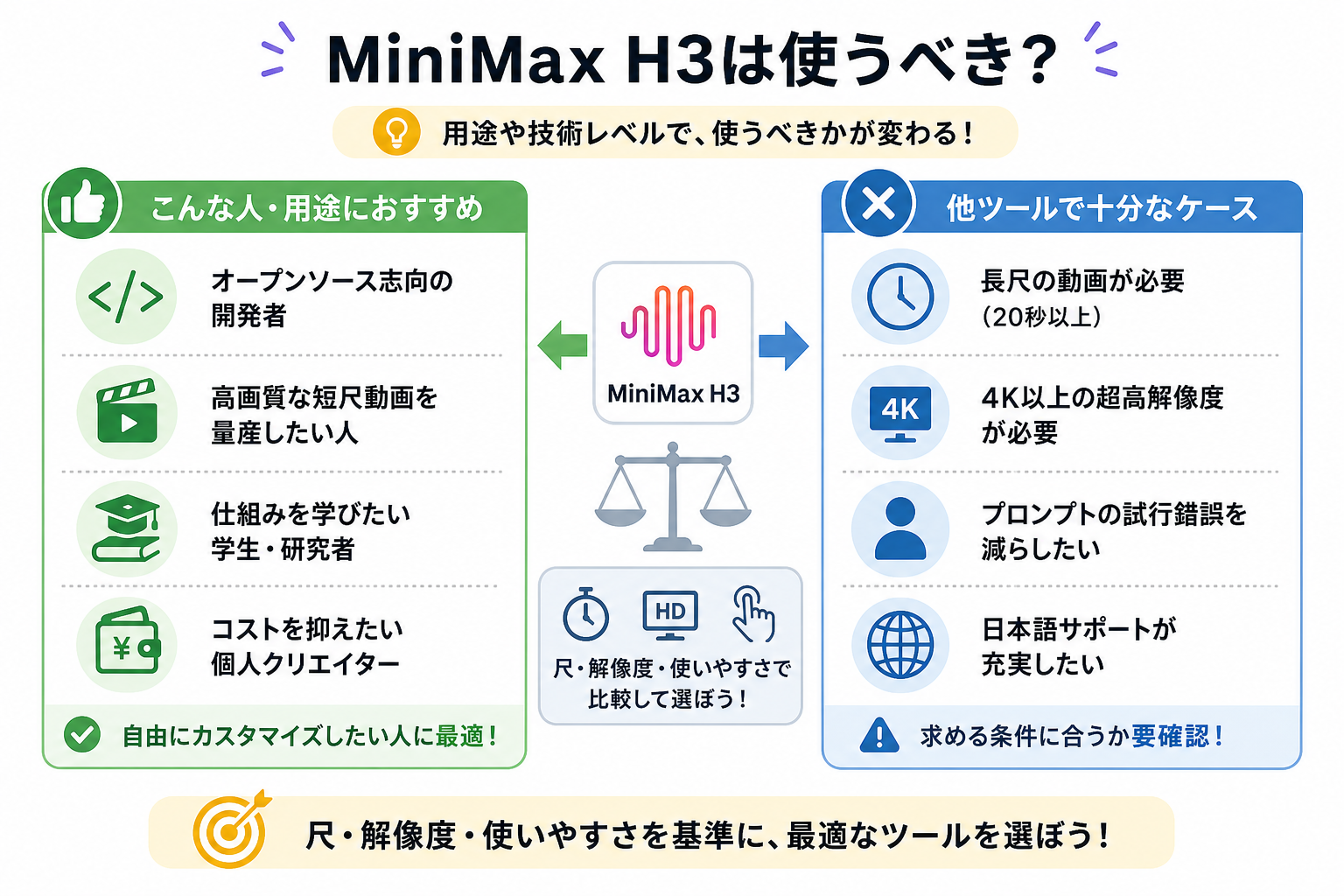 MiniMax H3は使うべき？