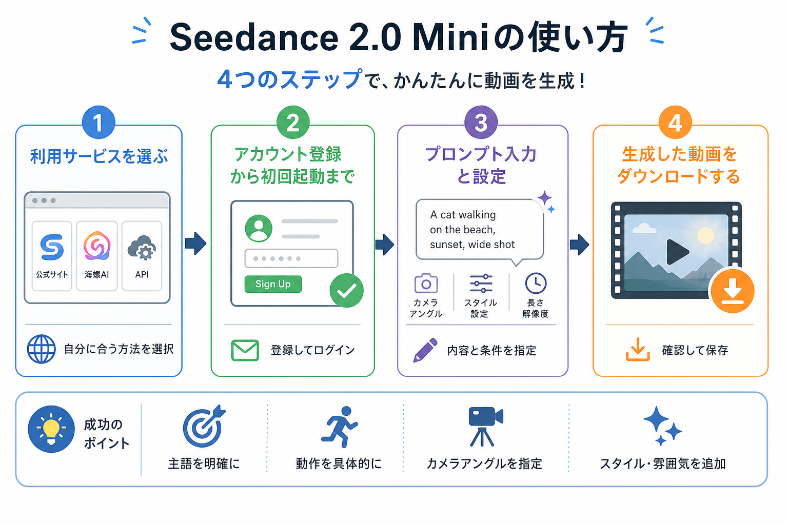 Seedance 2.0 Miniの使い方