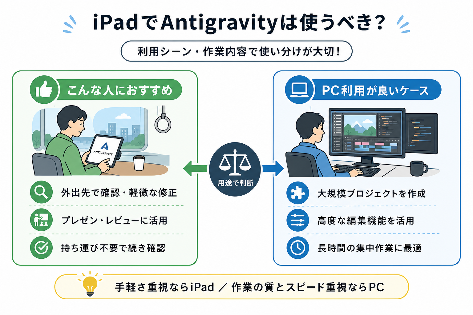 iPadでAntigravityは使うべき？